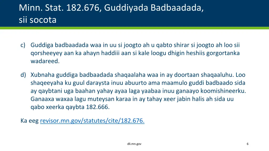 minn stat 182 676 guddiyada badbaadada sii socota