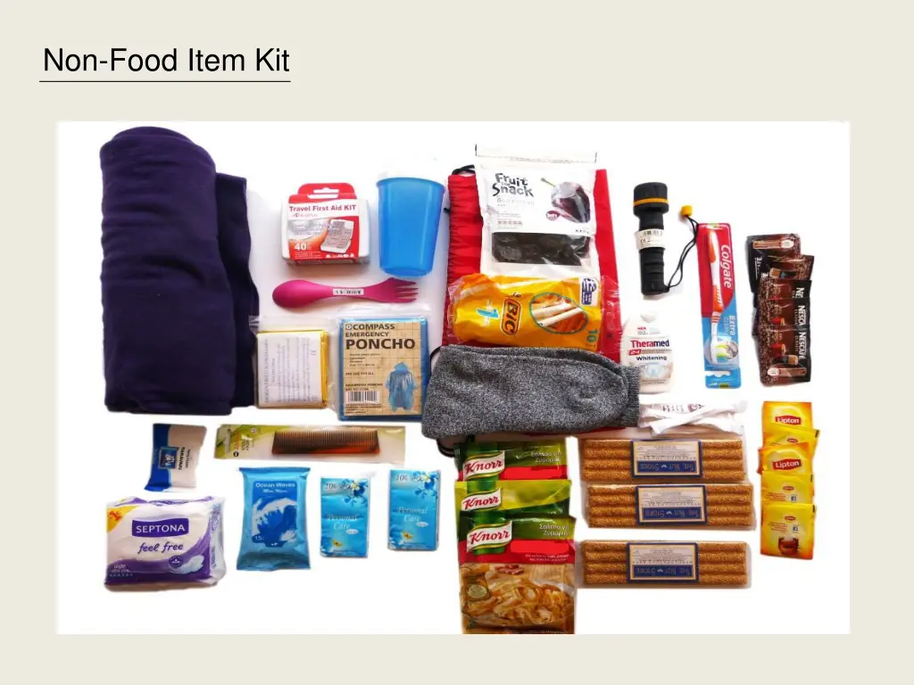 non food item kit