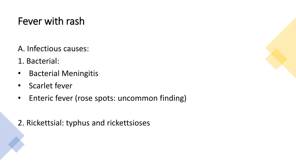 fever with rash fever with rash