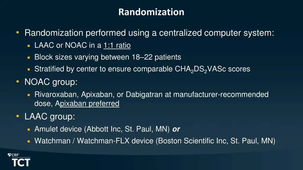 randomization