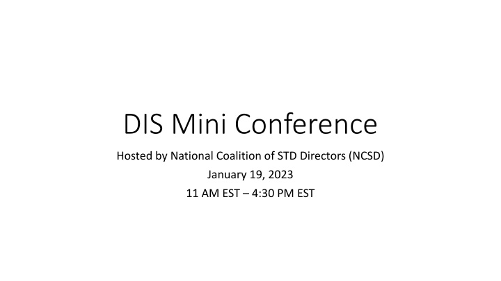 dis mini conference