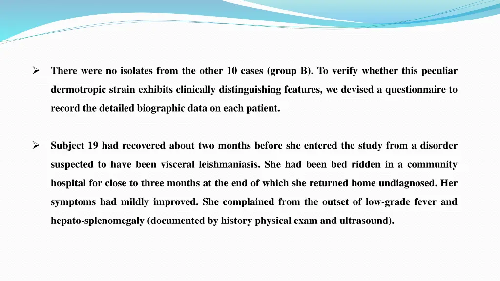 there were no isolates from the other 10 cases