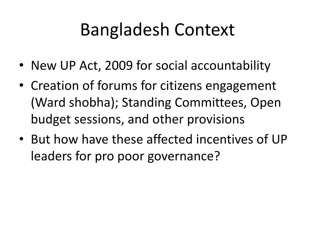 bangladesh context 1