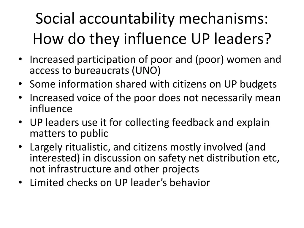 social accountability mechanisms how do they