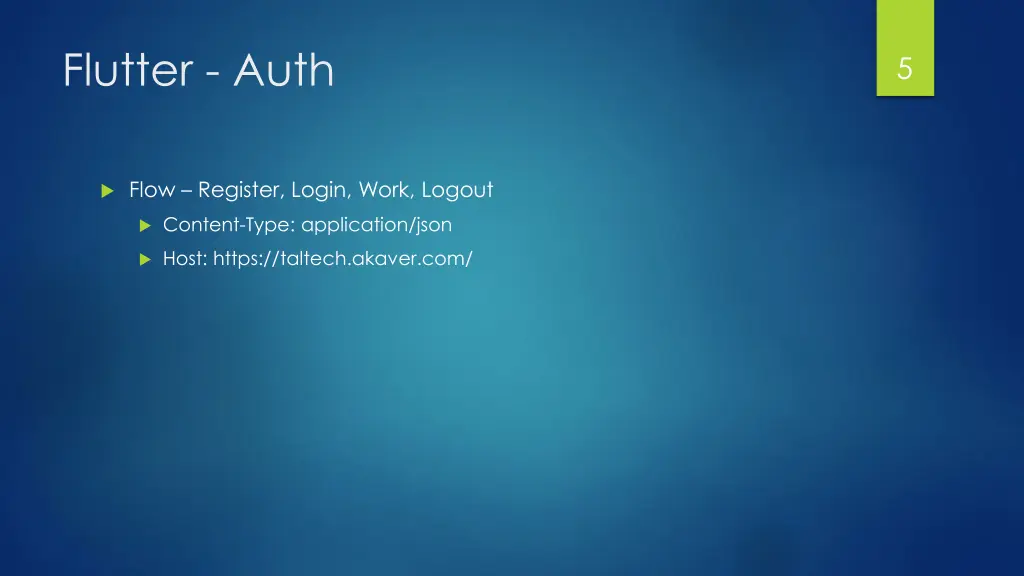 flutter auth