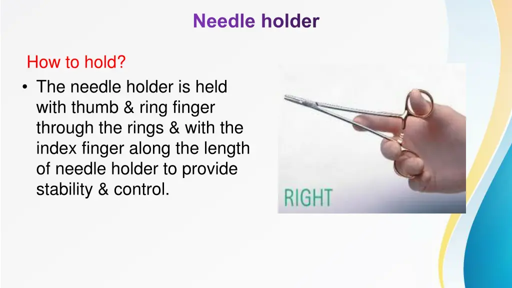 needle holder 1