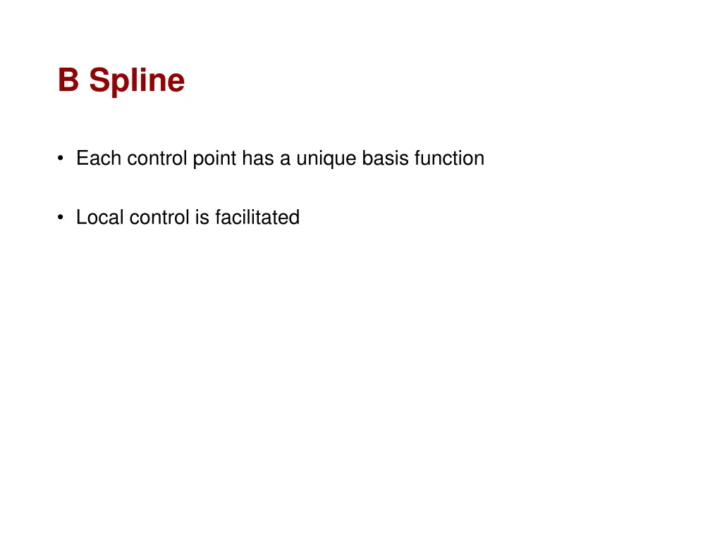 b spline