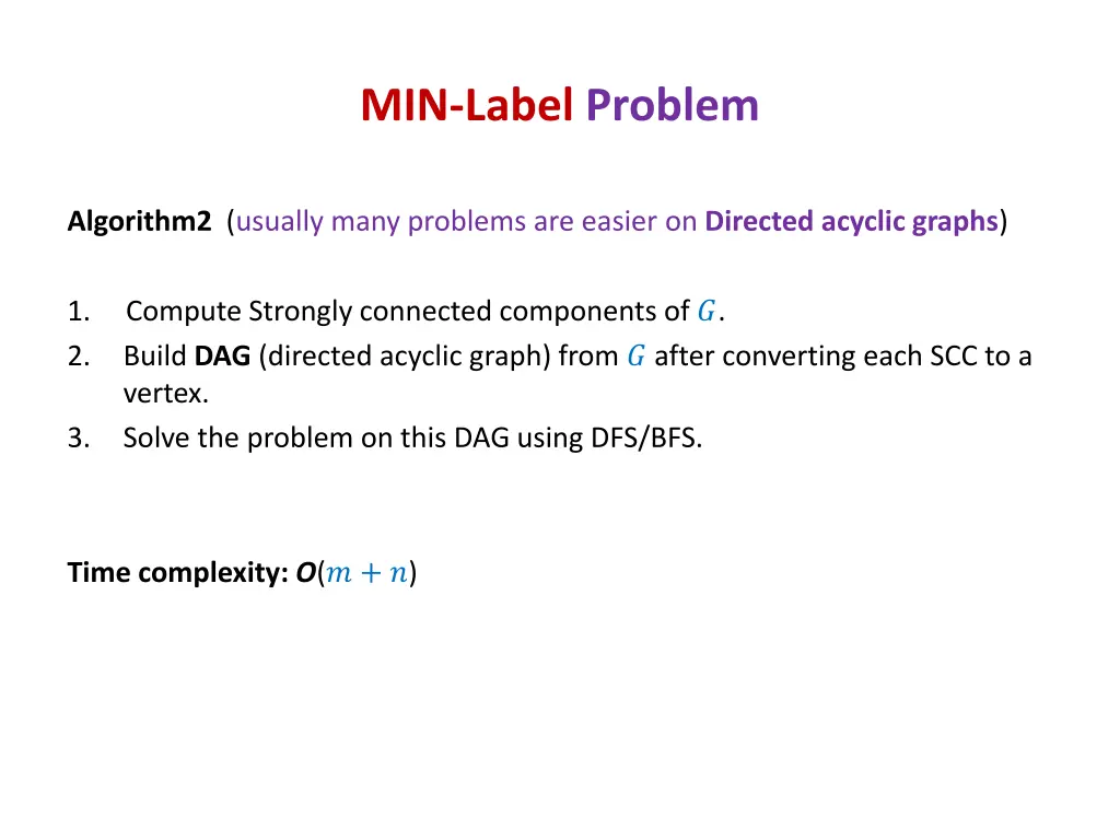 min label problem 2