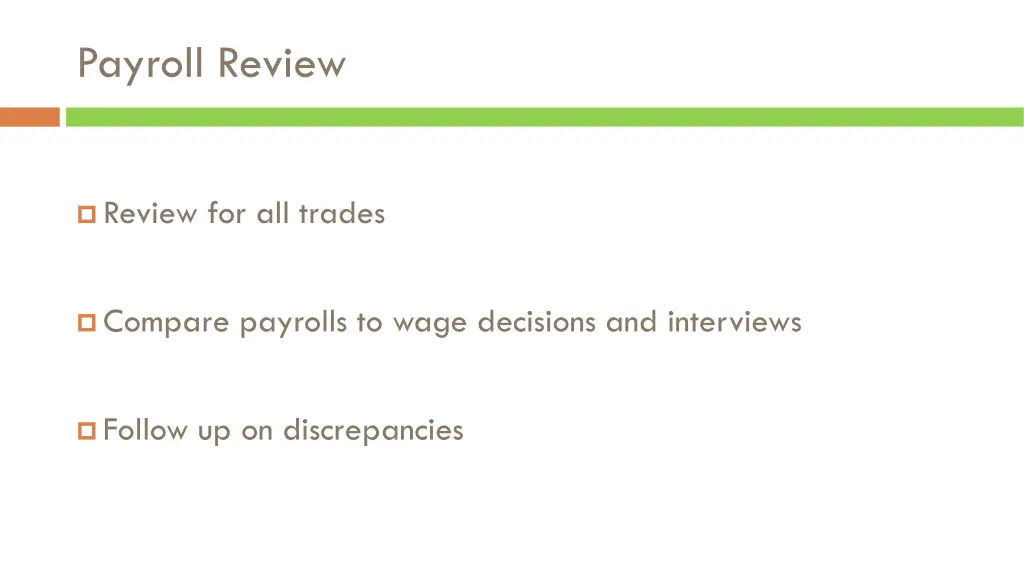 payroll review