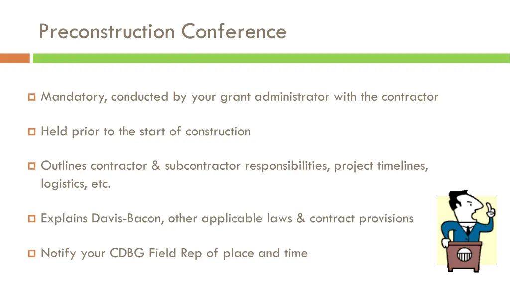 preconstruction conference