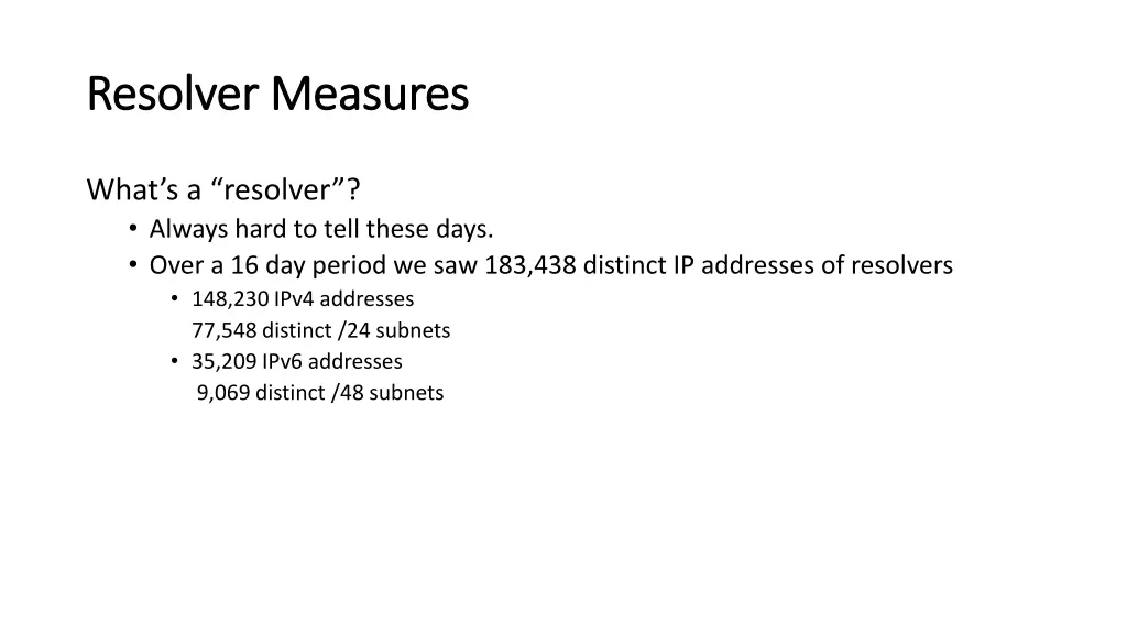 resolver measures resolver measures