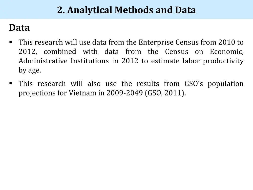 2 analytical methods and data 4