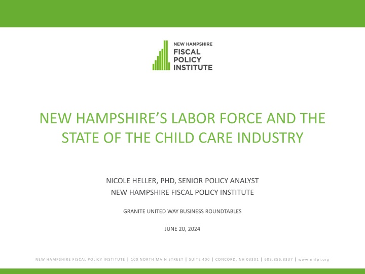 new hampshire s labor force and the state