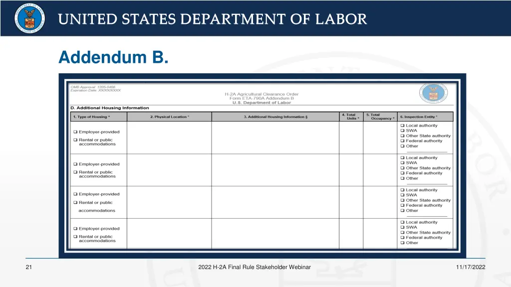 united states department of labor united states 18