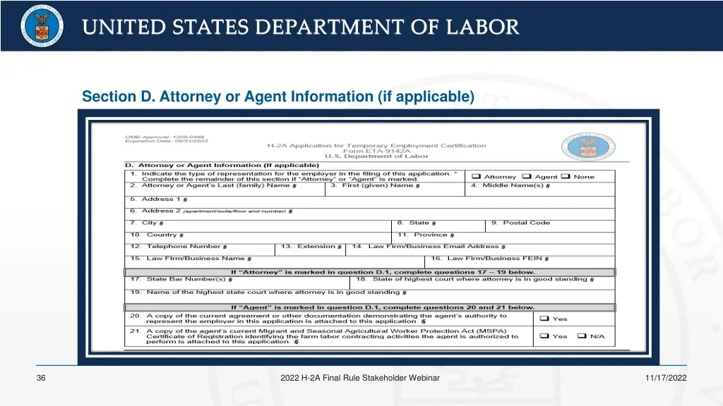 united states department of labor united states 32