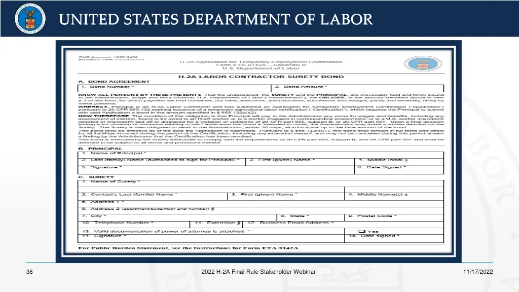 united states department of labor united states 34