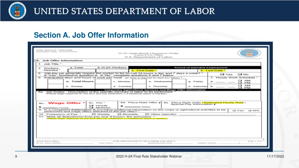 united states department of labor united states 6