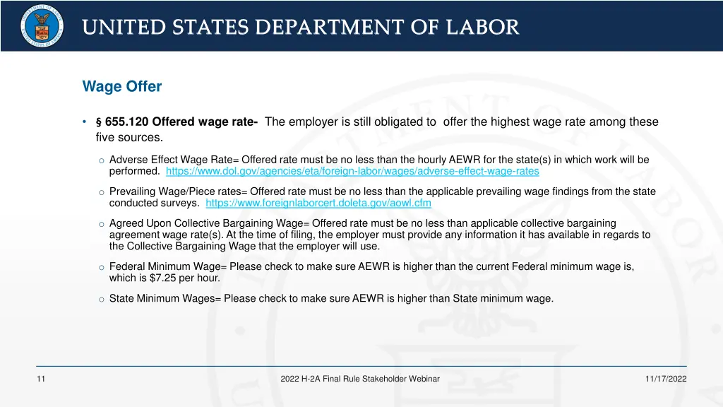 united states department of labor united states 8