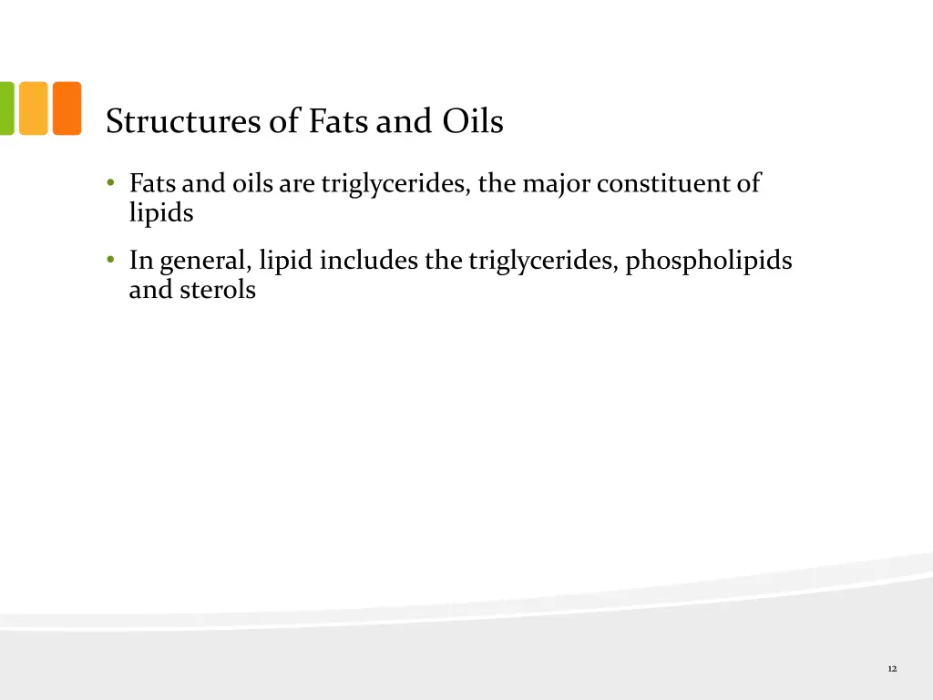 structures of fats and oils 2