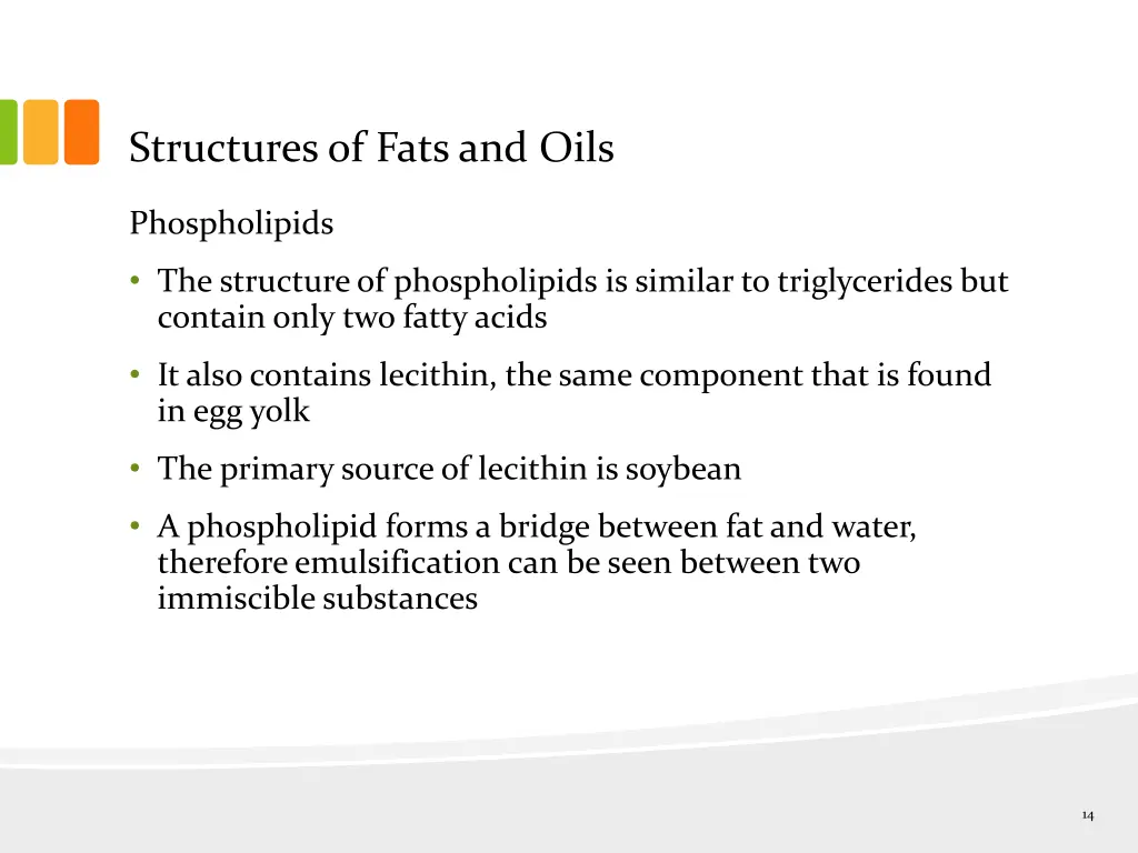 structures of fats and oils 4