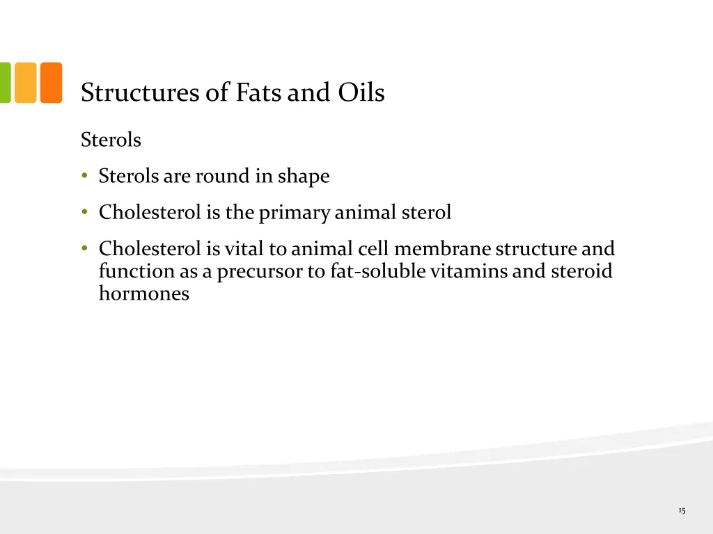 structures of fats and oils 5