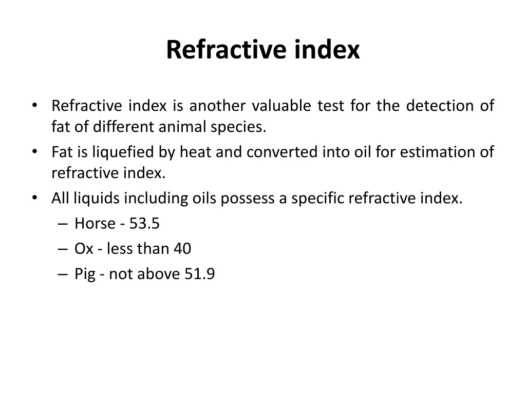 refractive index