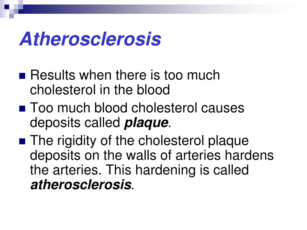 atherosclerosis