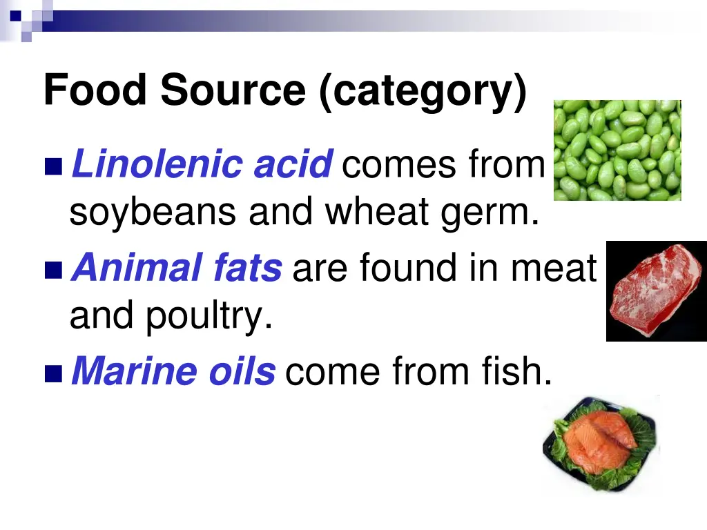 food source category 1