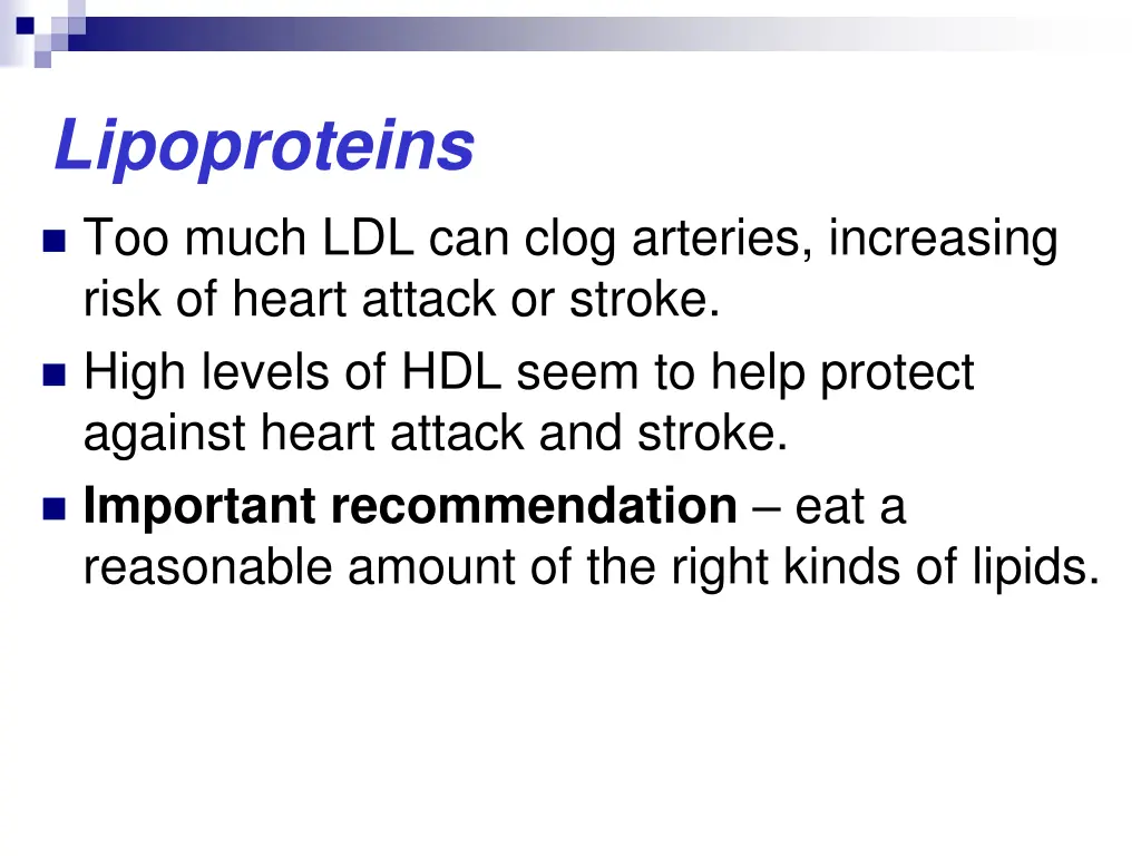 lipoproteins