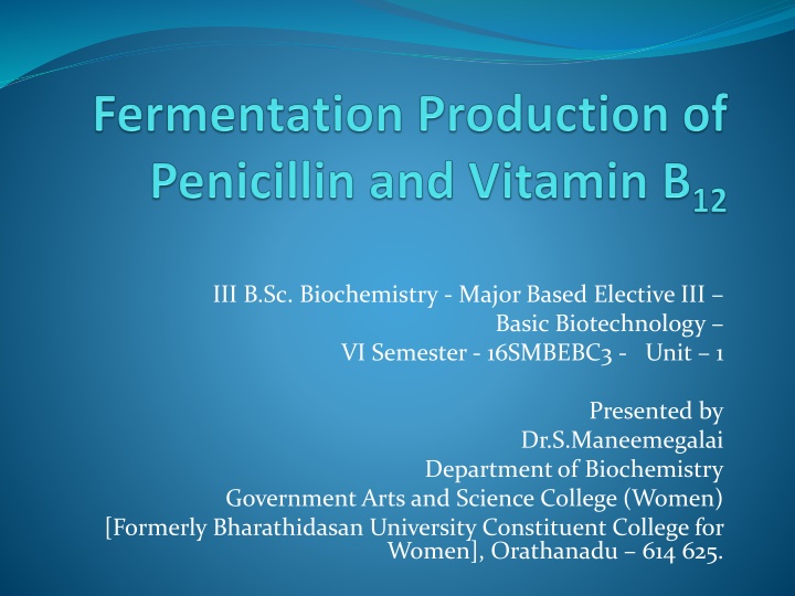 iii b sc biochemistry major based elective iii