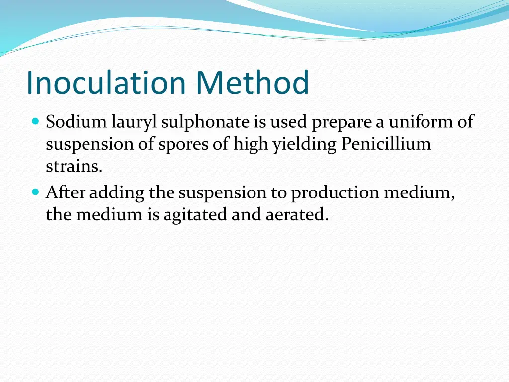 inoculation method