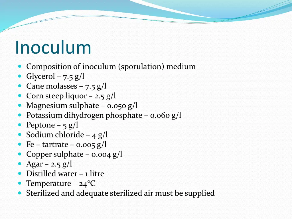 inoculum