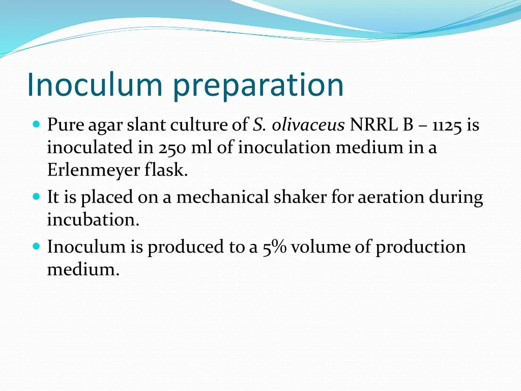 inoculum preparation 1