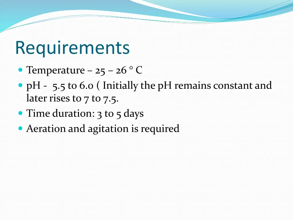 requirements