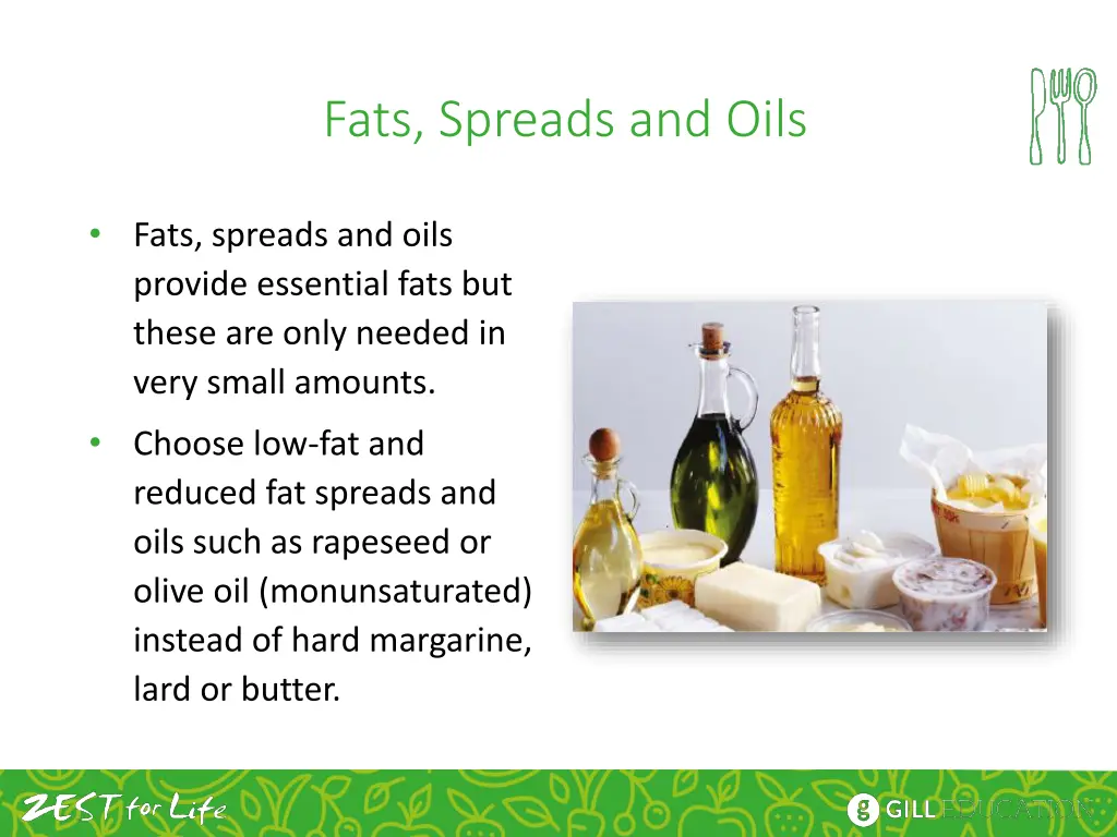 fats spreads and oils