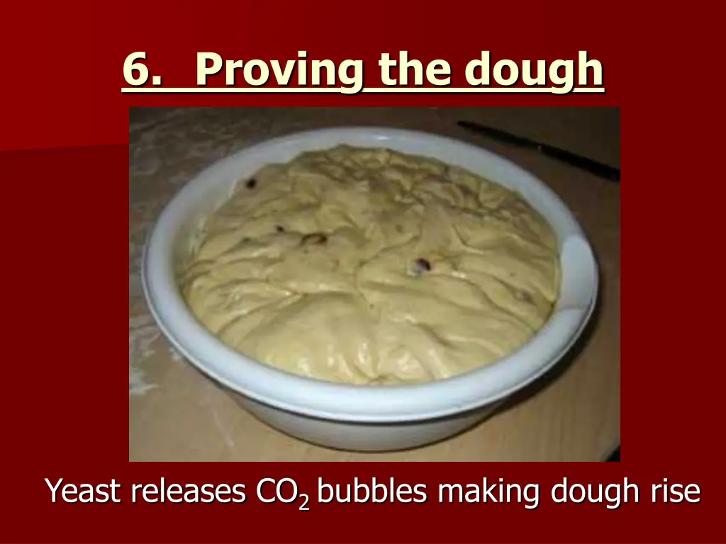 6 proving the dough