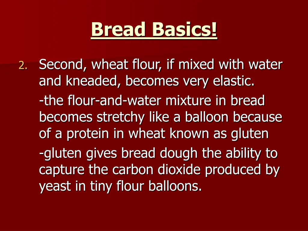 bread basics 1