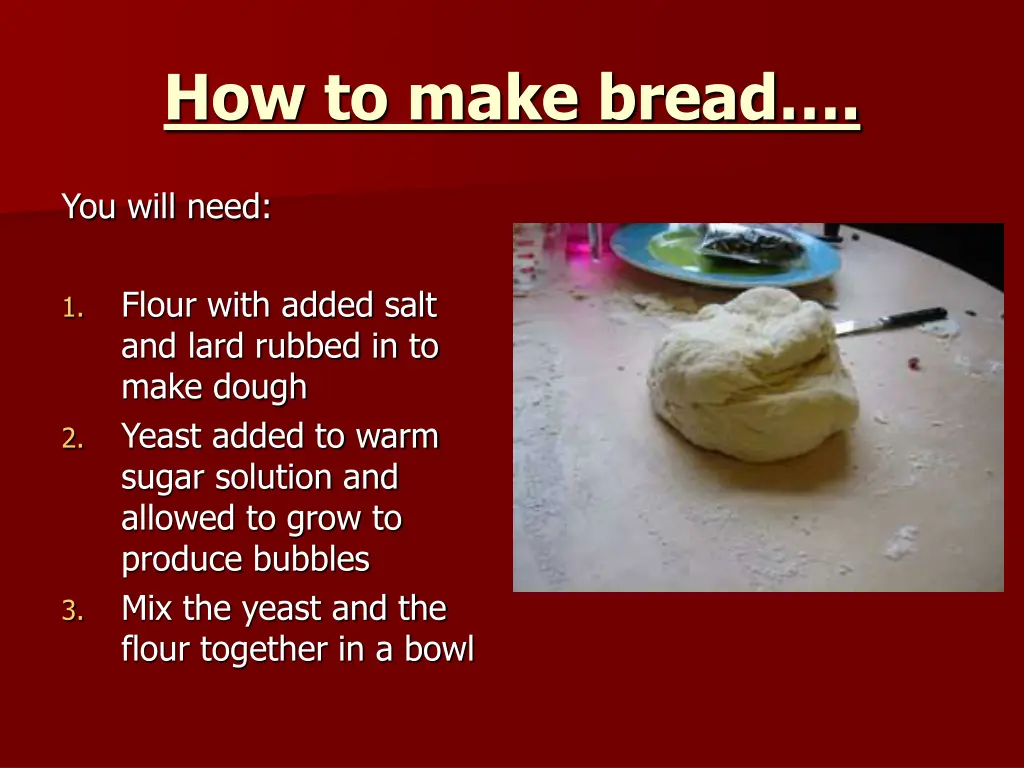 how to make bread