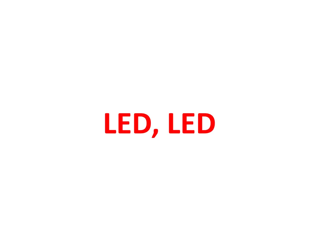 led led