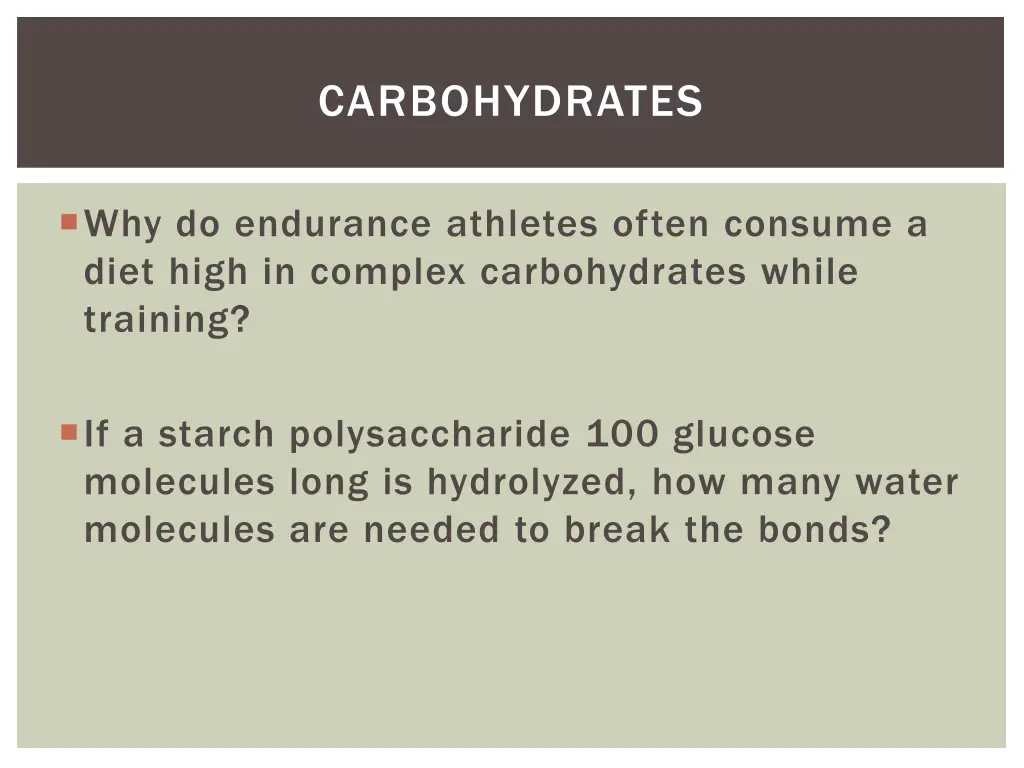 carbohydrates 7