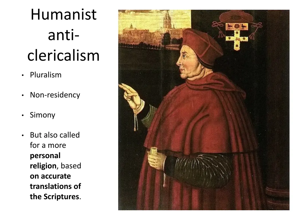 humanist anti clericalism