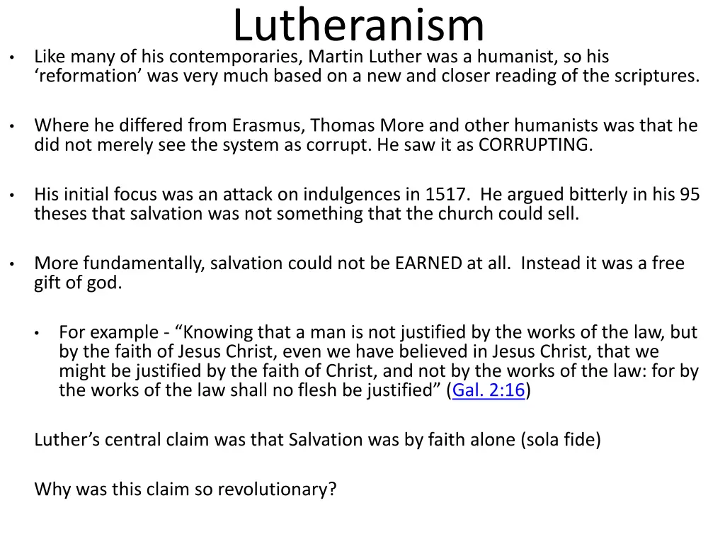 lutheranism