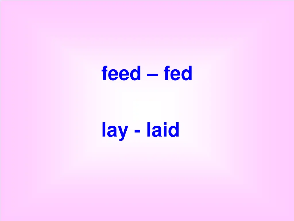 feed fed