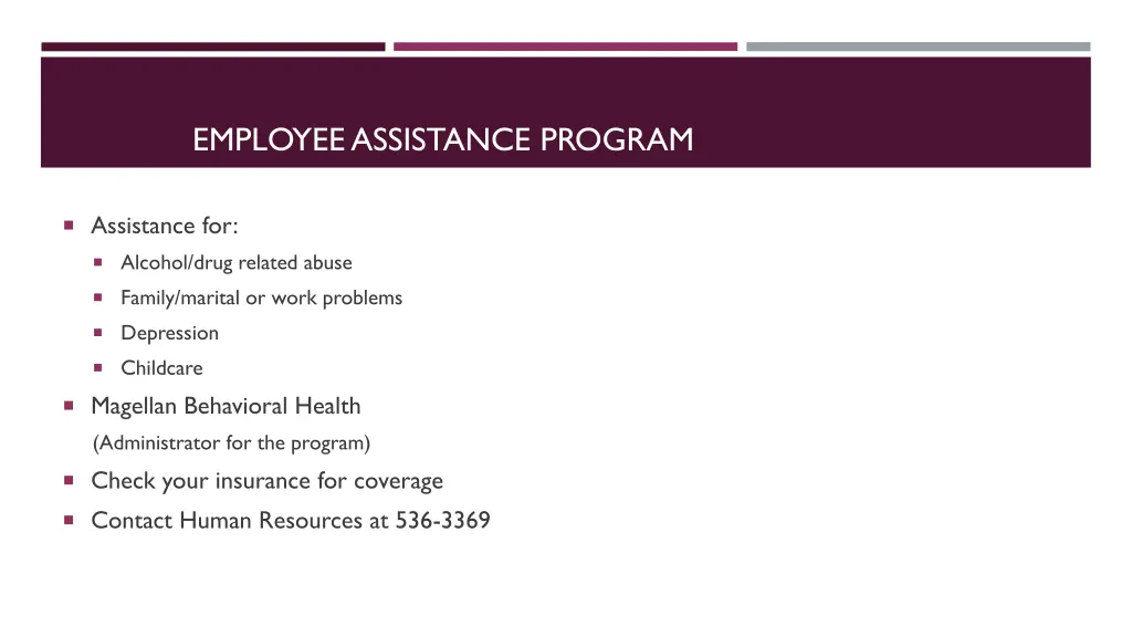 employee assistance program