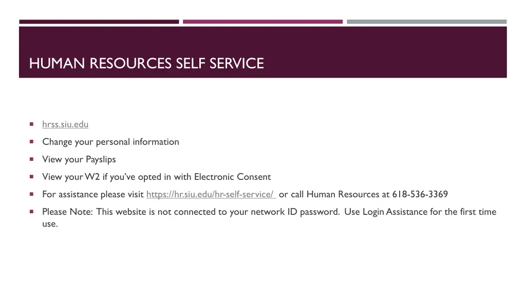 human resources self service