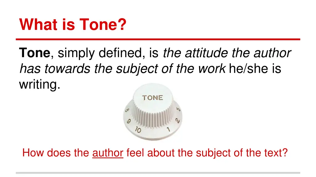 what is tone