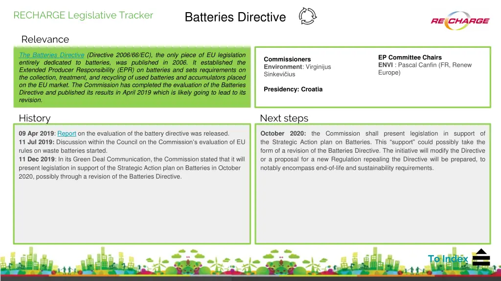 recharge legislative tracker 2