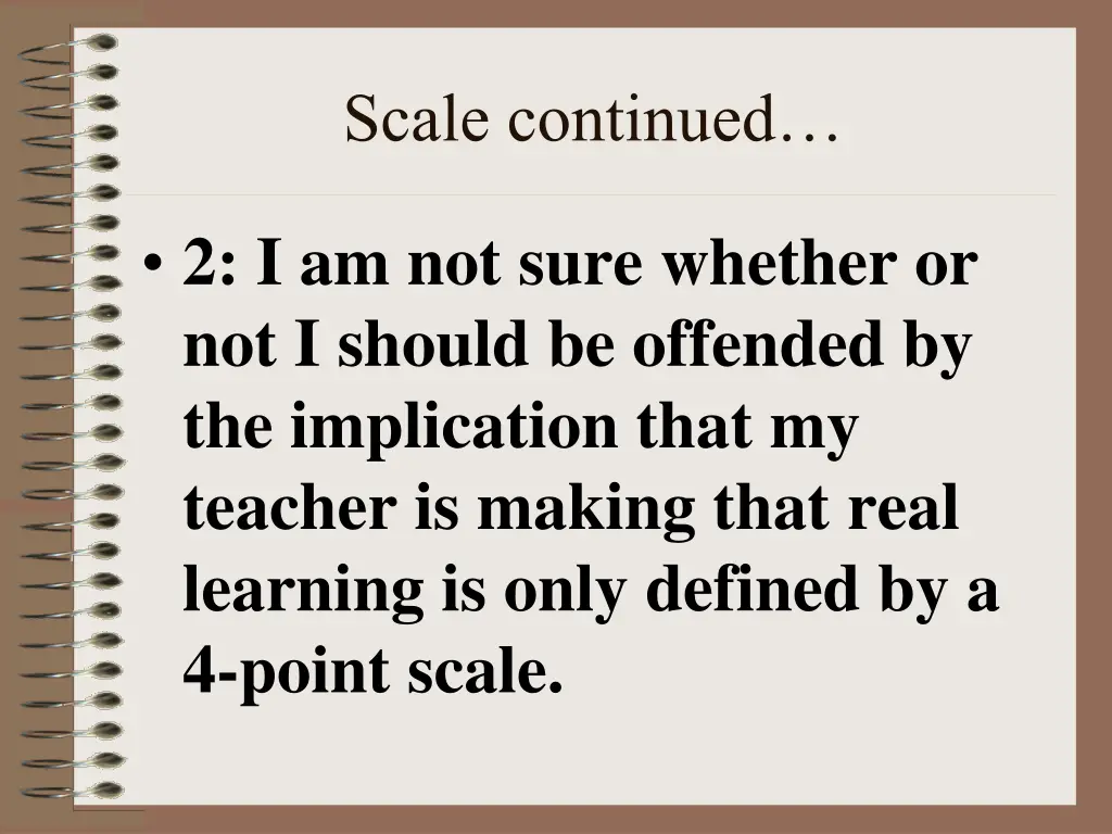 scale continued 1