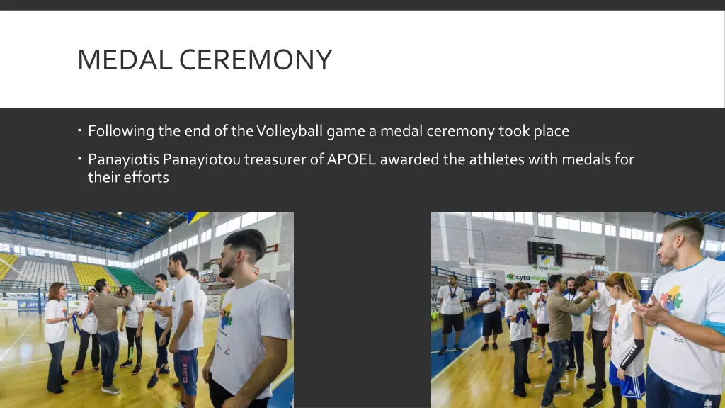 medal ceremony