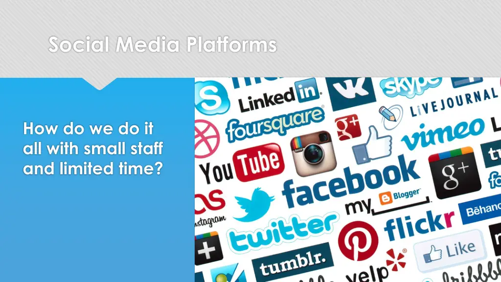 social media platforms